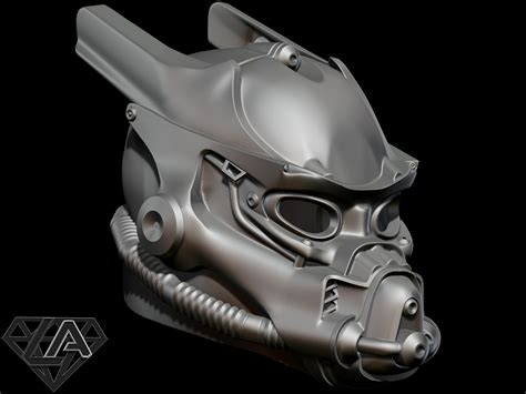 Stl File Fallout Enclave Custom Helmet 🪖 Obj・3d Print Object To