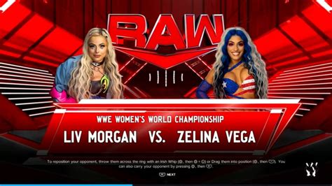 Wwe Monday Night Raw Liv Morgan Vs Zelina Vega For The Women S World