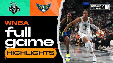 WNBA New York Liberty Vs Dallas Wings Full Game Highlights Urban