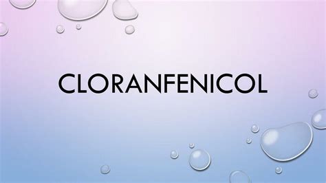 Cloranfenicol Mabel Pariona Chu Occa Udocz