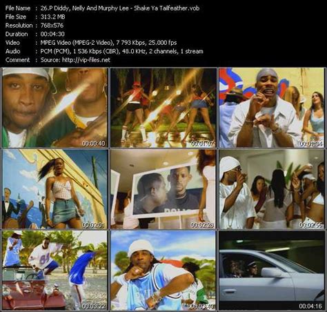 P. Diddy (Puff Daddy), Nelly And Murphy Lee «Shake Ya Tailfeather» VOB File