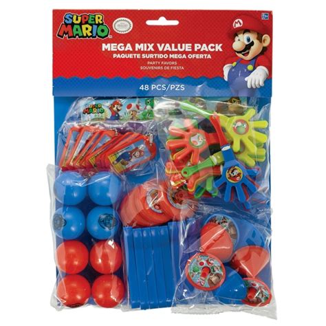 Super Mario 48pc Party Favors Accessories 0013051600044