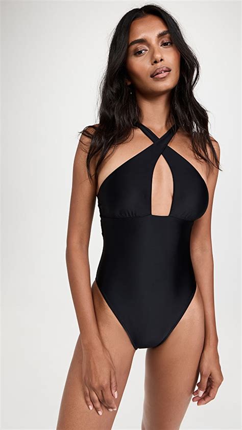 Vix Paula Hermanny Solid Noemi One Piece Swimsuit Shopbop