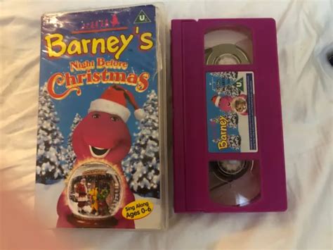 BARNEY S NIGHT BEFORE Christmas PINK Video VHS 99 99 PicClick UK