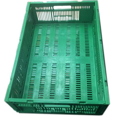 Foldable Plastic Produce Crates Pack Of Maxshelf