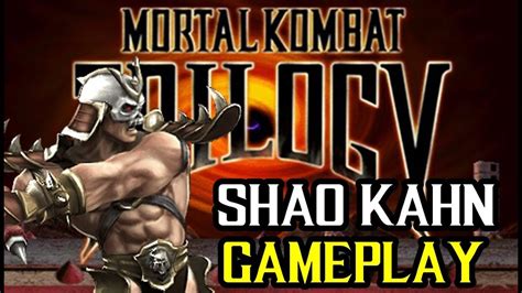 Mortal Kombat Trilogy Pc Shao Kahn Gameplay Youtube