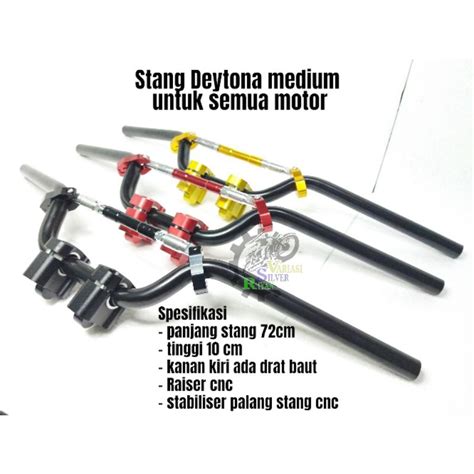 Jual Stang Setang Stir Deytona Medium Raiser Peninggi Stabilizer Palang