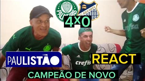 React Rea Es Palmeiras X Gua Santa Final Do Paulist O