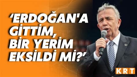 Mansur Yavaş tan flaş Erdoğan açıklaması YouTube