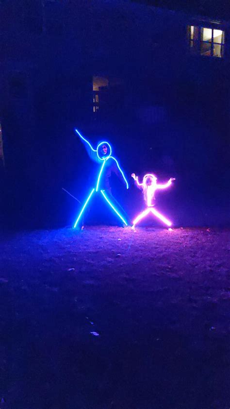 Adult Led Stickman Costume By Glowy Zoey