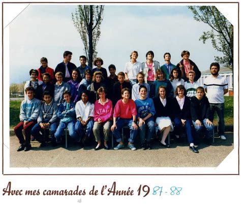 Photo De Classe E De Coll Ge Les Barattes Copains D Avant