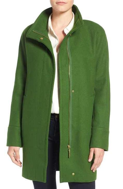 Ellen Tracy Wool Blend Stadium Coat Regular And Petite Nordstrom