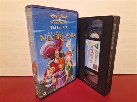 Peter Pan In Return To Never Land Walt Disney Pal Vhs Video Tape