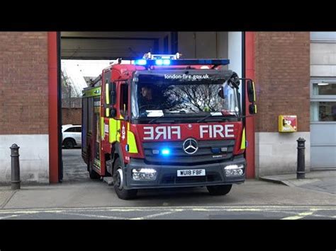 London Fire Brigade G361 G362 Hammersmith Pump Ladder And Pump