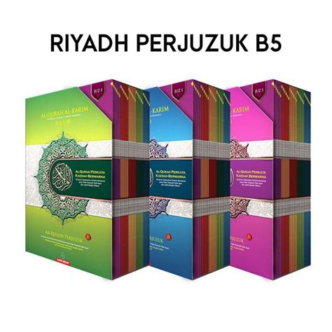 Terjemahan Perkata Al Quran Riyadh Perjuzuk Lazada