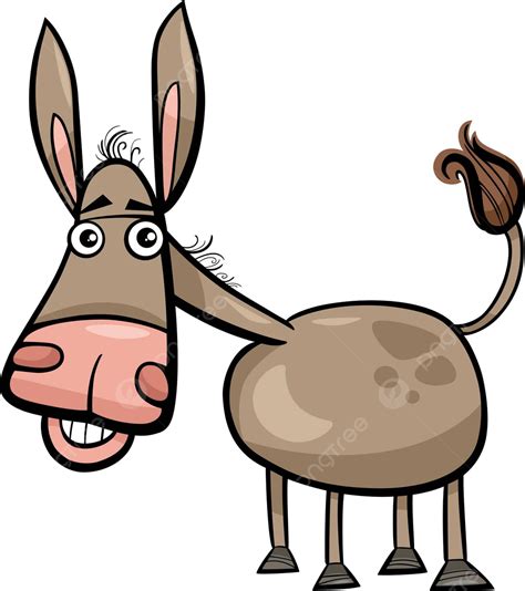 Funny Cartoon Donkey