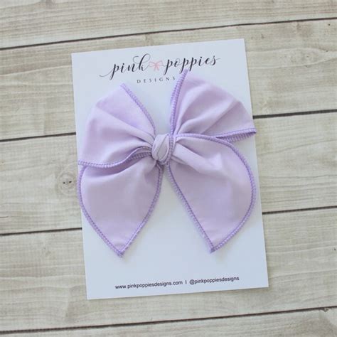 Lilac Bow Etsy