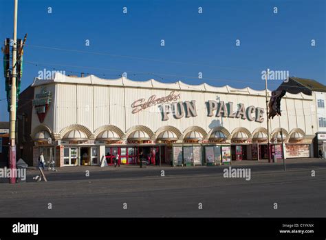 Fun Palace Blackpool Beach Stock Photo Alamy