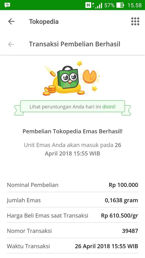 Cara Membeli Emas Melalui Tokopedia Emas Mulai Dari Rp 500