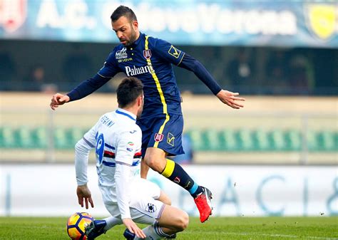 Chievo Sampdoria Inutile Il Gol Di Schick Meggiorini E Pellissier