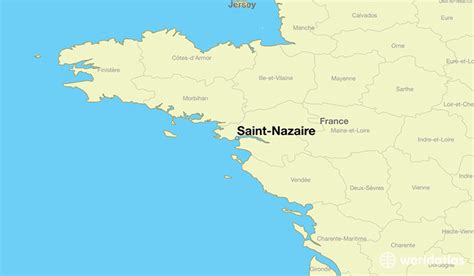 St Nazaire Map