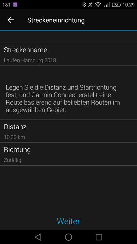 Strecke Erstellen Planen Garmin Connect App Routenfunktion Tracking 010