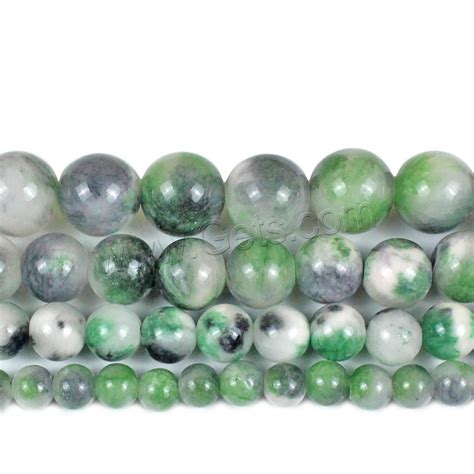 Persian Jade Beads Round DIY Milky Way Jewelry