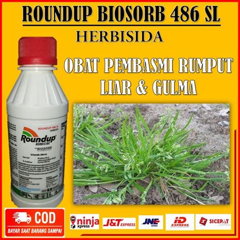 PROMO Roundup 200ML Biosorb 486SL Herbisida Pembasmi Rumput Liar