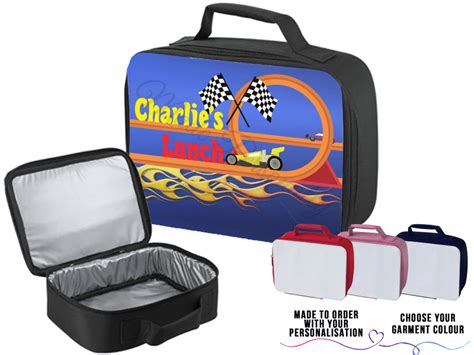 Personalised Hot Wheels Lunch Bag Made Personally