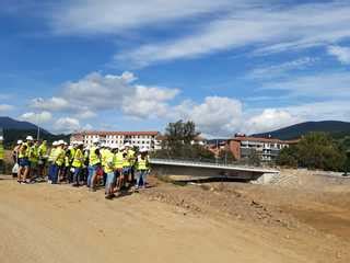 50 estudiantes de ingeniería civil de la UPV visitan las obras que URA