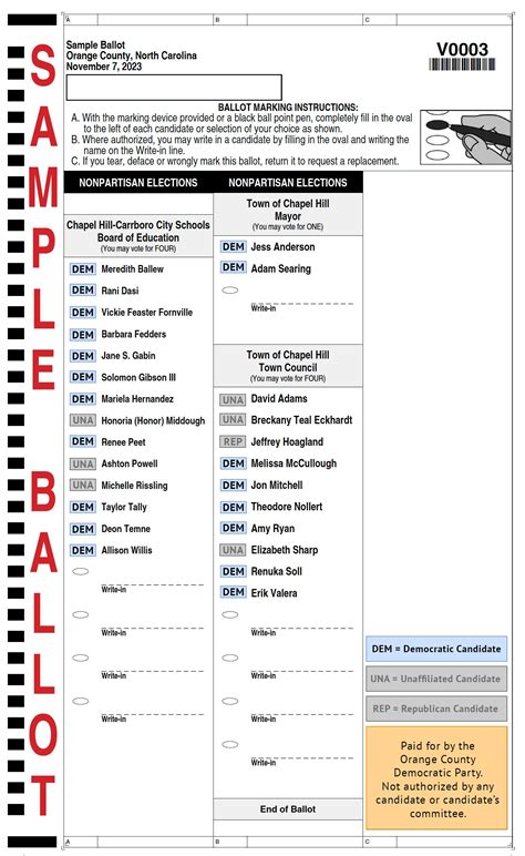 Elections Current Orange County Democratic Party Of North Carolina