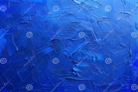 Abstract Blue Paint Texture Background Stock Illustration