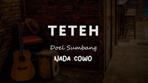 Teteh Doel Sumbang Karaoke Gitar Akustik Nada Cowo Male Youtube