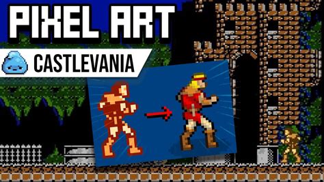 Pixel Art Castlevania Simon Belmont Remade YouTube