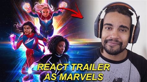 AS MARVELS 2023 Reação ao Teaser YouTube