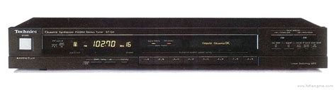 Technics ST G4 AM FM Stereo Tuner Manual HiFi Engine