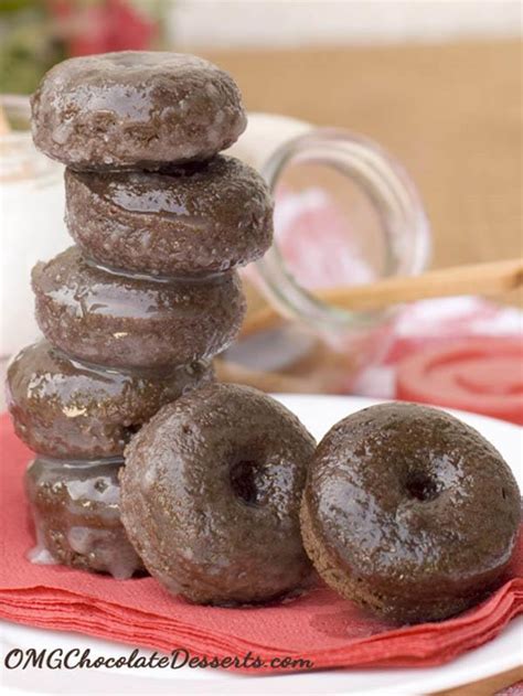 Lemon Glazed Chocolate Donuts | A Homemade Chocolate Donut Recipe