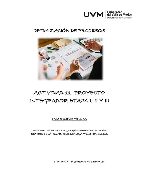 A Lpvg Actividad Optimizacion De Procesos Optimizacin De