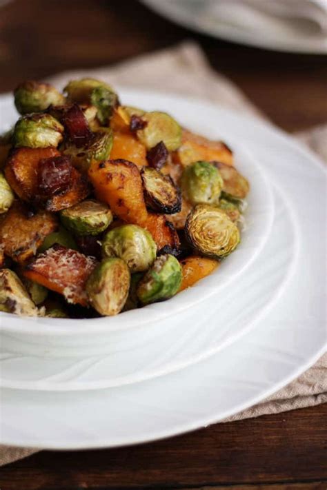 Brussels Sprouts With Butternut Squash And Bacon