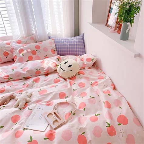 Pinky Peach Bedding Set Ivybycrafts