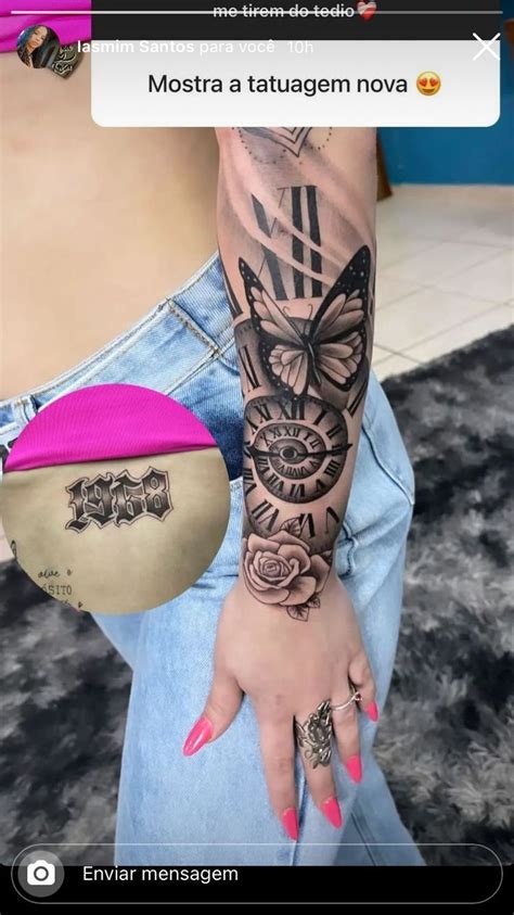 Pin de Robson Vilhena em Status Tatuagem braço inteiro feminino