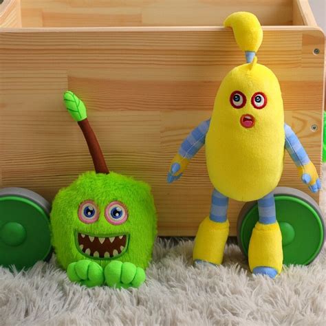 30cm Green Yellow Furcorn Hoola My Singing Monsters Plush My Singing Monsters Plush