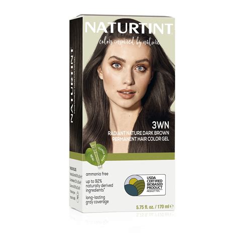 Naturtint Permanent Hair Color 3WN Radiant Nature Dark Brown Walmart