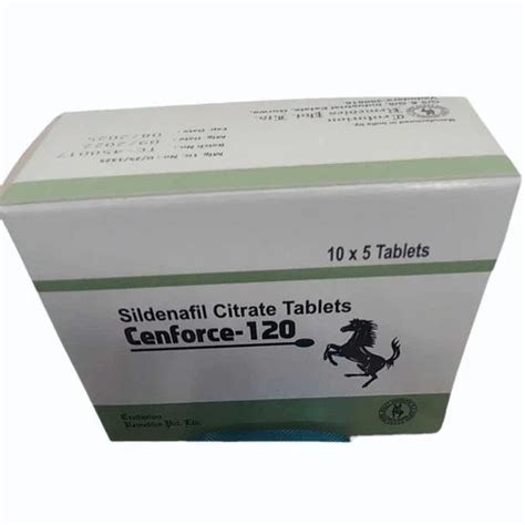 120mg Sildenafil Citrate Tablets At Rs 550stripe Cenforce Tablets In