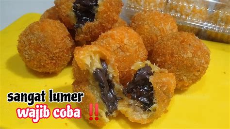 Wajib Cobaresep Bola Bola Pisang Coklat Lumer Laris Manis Youtube