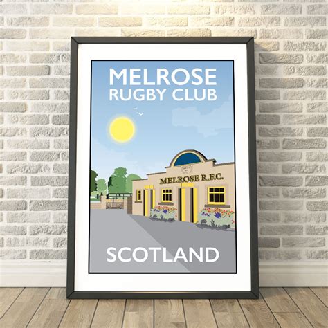 Melrose Rugby Club Print – Tabitha Mary