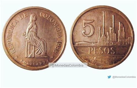 Monedas De Colombia 🇨🇴 On Twitter Moneda De 5 Pesos Año 1988 Homenaje A La Heroína Policarpa