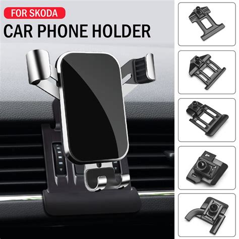 Car Mobile Phone Holder For Skoda Karoq Kamiq Octa Grandado