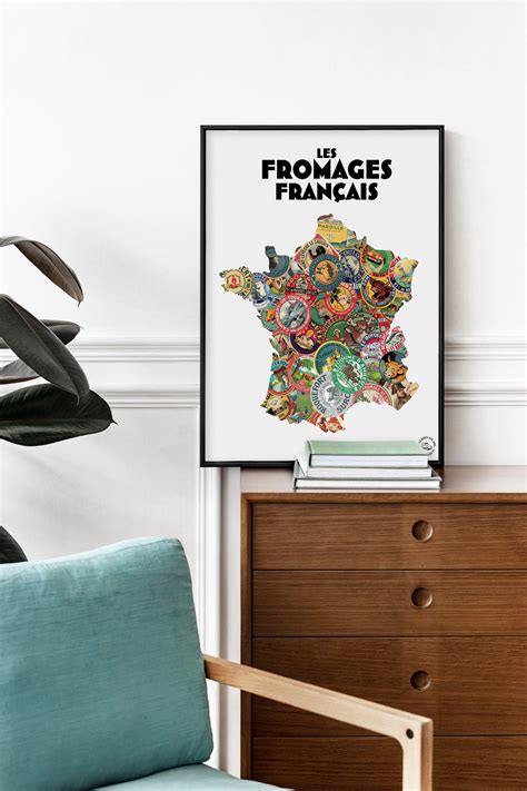 Carte De France Des Fromages Atelier Vauvenargues