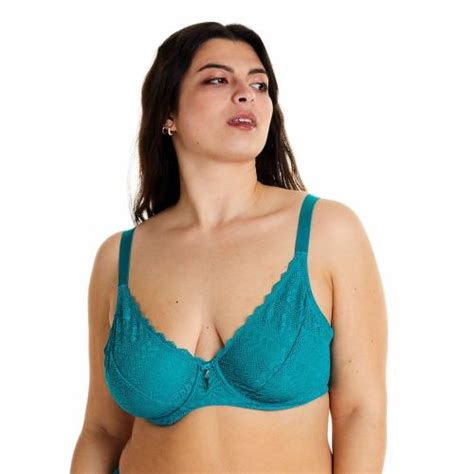 Soutien gorge à armatures grand maintien turquoise Index Pomm Poire